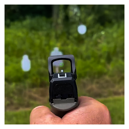 Zulisy Otter PRO Multi-Reticle Green Dot Sight, for RMSc 507k Footprint Pistol, 2 MOA Dot & 36 MOA Circle