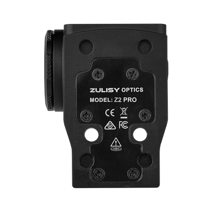 Zulisy Z2 PRO-G Multi-Reticle Green Dot Reflex Sight, for DeltaPoint Pro Footprint,  2 MOA Dot & 36 MOA Circle Reticle (Green)