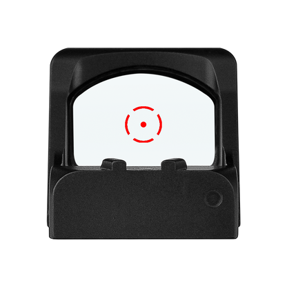 ZULISY OAKc Red Dot Reflex Sight for RMR/407C Footprint, 3 MOA Red Dot & 56 MOA Circle Reticle (Unchangeable)