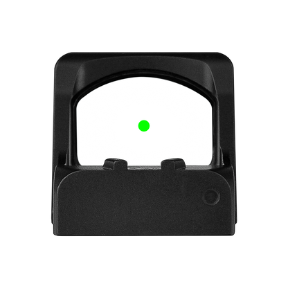 Zulisy OAK 3 MOA Green Dot Sight, for RMR/407C Footprint with Picatinny Mount
