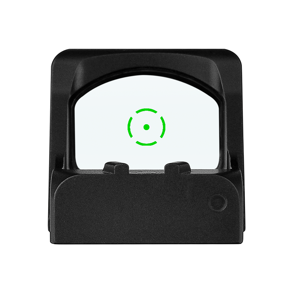 Zulisy OAKc 3 MOA Green Dot & 56 MOA Circle Sight for RMR/407C Footprint with Picatinny Mount
