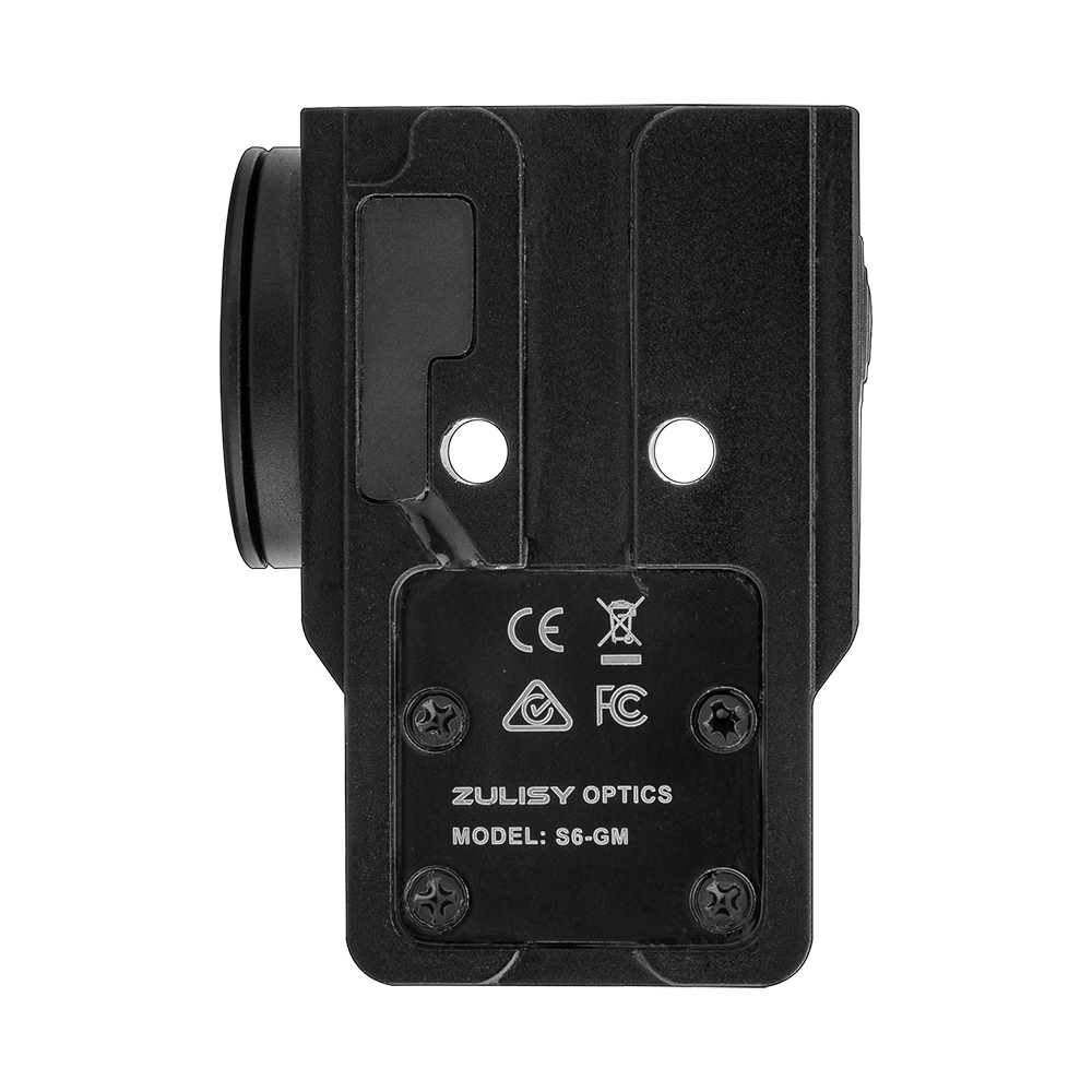 Zulisy S6-GM Large Window 6 MOA Red Dot Sight, for Glock 17 19 MOS Gen 4/5 Direct Mount (DOES NOT fit G43X MOS OR G48 MOS)