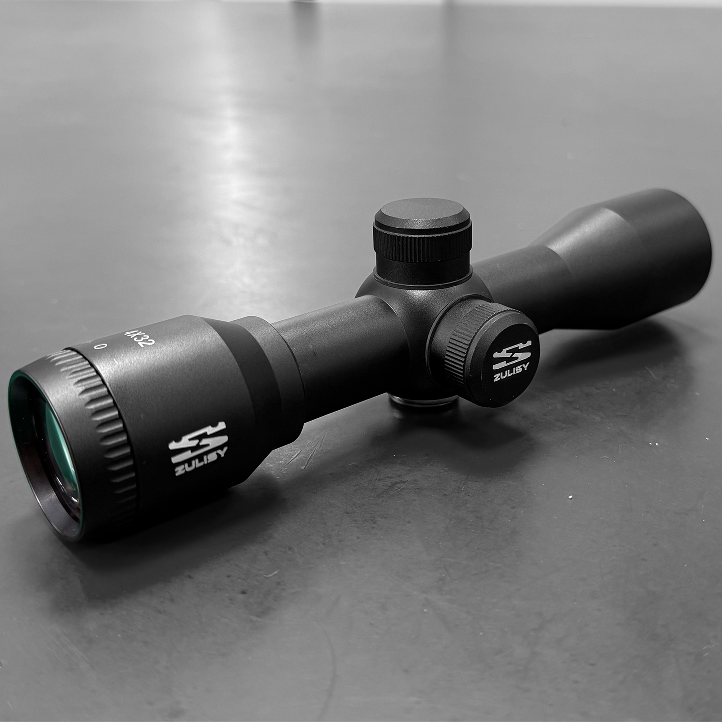 Zulisy 4x32 Compact Rifle Scope Crosshair Hunting Optics Scope with 11mm Dovetai/21mm picatinny rail Mount