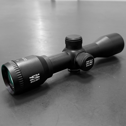 Zulisy 4x32 Compact Rifle Scope Crosshair Hunting Optics Scope with 11mm Dovetai/21mm picatinny rail Mount