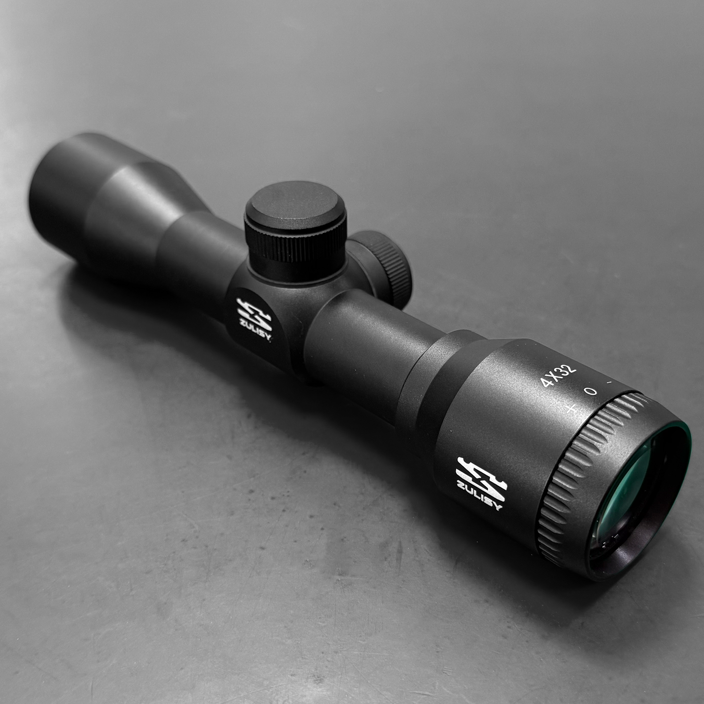 Zulisy 4x32 Compact Rifle Scope Crosshair Hunting Optics Scope with 11mm Dovetai/21mm picatinny rail Mount