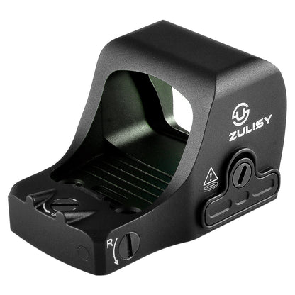 Zulisy Otter PRO Multi-Reticle 2 MOA Green Dot & 36 MOA Circle Open Reflex Sight, for RMS/RMSc 407K/507k Footprint Pistol, Shake Awake, 1x21mm Micro Compact Optics, Side Battery, 1 cliek 1 MOA