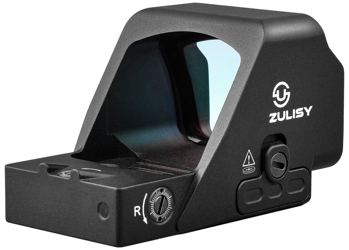 Zulisy Oak Plus PRO (Upgraded) Multi-Reticle 2 MOA Red Dot & 42 MOA Circle Open Reflex Pistol Sight, (for RMR/507C Footprint) 1x26mm Large Lens, Shake to Awake Tactical Hunting EDC Full Size Optics Sights