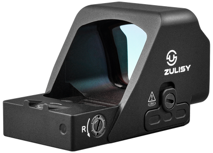 Zulisy Oak Plus PRO (Upgraded) Multi-Reticle 2 MOA Red Dot & 42 MOA Circle Open Reflex Pistol Sight, (for RMR/507C Footprint) 1x26mm Large Lens, Shake to Awake Tactical Hunting EDC Full Size Optics Sights