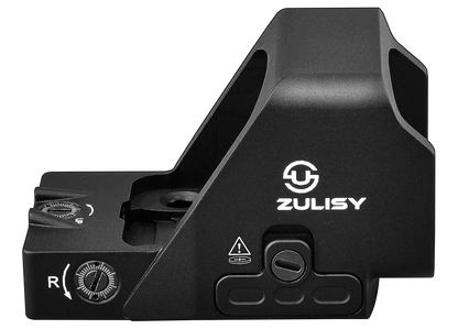 Zulisy Oak Plus PRO (Upgraded) Multi-Reticle 2 MOA Red Dot & 42 MOA Circle Open Reflex Pistol Sight, (for RMR/507C Footprint) 1x26mm Large Lens, Shake to Awake Tactical Hunting EDC Full Size Optics Sights
