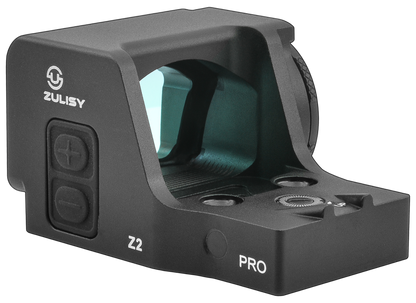 Zulisy Z2 PRO Multi-Reticle Open Reflex Sight, 2 MOA Red Dot & 36 MOA Circle, (for DeltaPoint Pro Footprint Mount), Shake Awake, Full Size 1x24mm Lens, Fits DPP Cut Optics Ready Pistol Adatper Plate