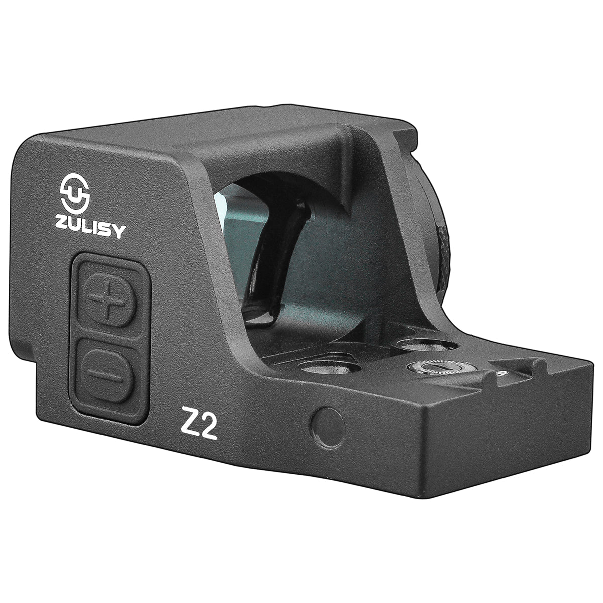 Zulisy Optics Z2-R Micro Red Dot Sights - (for DeltaPoint Pro Footprint) Side Mount Battery, Shake to Awake 3 MOA Open Reflex Sight for Full Size Pistol Optic Ready DPP Cut Adapter Plate Mount