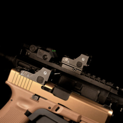 Zulisy OAK Shake to Awake Full size Green Dot Reflex Sight (for RMR SRO Footprint Pistol) 3 MOA 1x24mm Compact Scope with Picatiny Rail M1913 Mount…