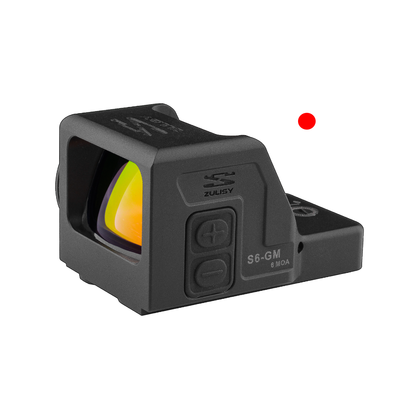 Zulisy S6-GM 6 MOA Red Dot Sight, for Full Size Glock MOS Direct Mount (DOES NOT fit G43X MOS OR G48 MOS)