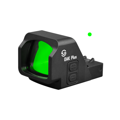 ZULISY Gen 3 OAK Plus 3.5 MOA Green Dot Sight 1x26mm Big Window for RMR/SRO/407C Pistol Cut Adapter Plate