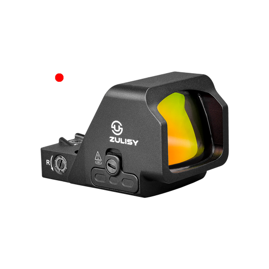 ZULISY Gen 3 OAK Plus Red Dot Sight 1x26mm Big Window for RMR/507C Footprint Pistol/Adapter Plate