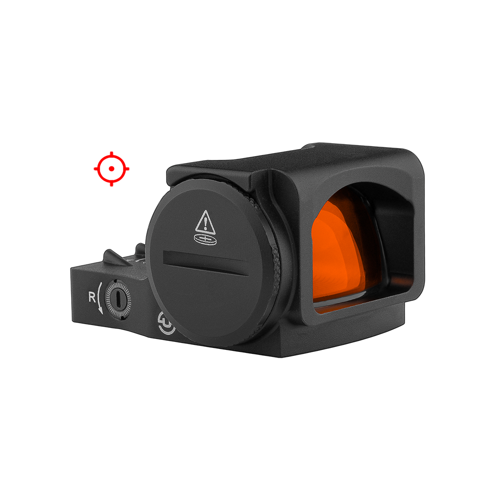Zulisy Z2 PRO Multi-Reticle Open Reflex Sight, 2 MOA Red Dot & 36 MOA Circle, (for DeltaPoint Pro Footprint Mount), Shake Awake, Full Size 1x24mm Lens, Fits DPP Cut Optics Ready Pistol Adatper Plate