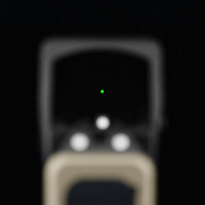 ZULISY Gen 3 OAK Plus 3.5 MOA Green Dot Sight 1x26mm Big Window for RMR/SRO/407C Pistol Cut Adapter Plate