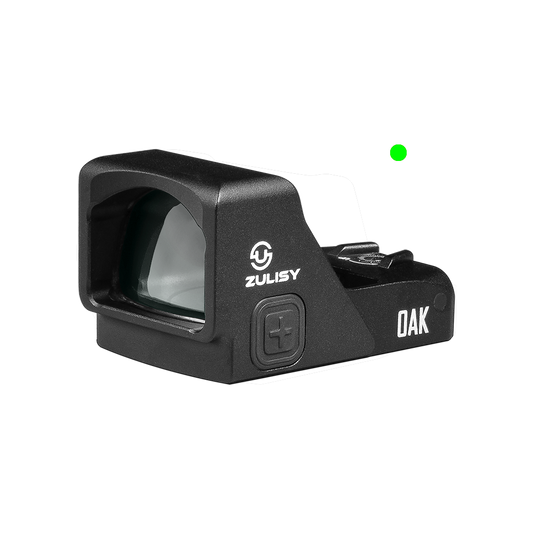 Zulisy OAK Shake to Awake Full size Green Dot Reflex Sight (for RMR SRO Footprint Pistol) 3 MOA 1x24mm Compact Scope with Picatiny Rail M1913 Mount…