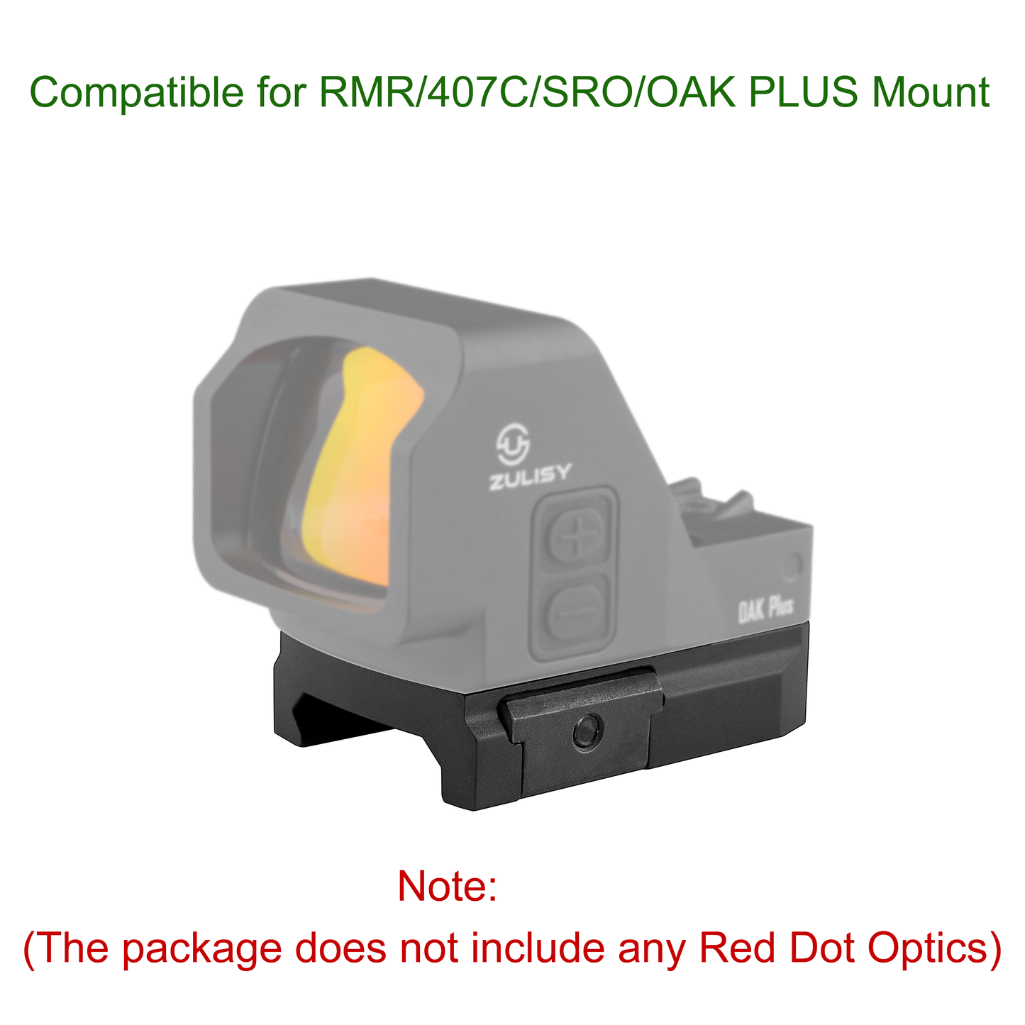 Tactical Rifle Red Dot Sight Low Mount Picatinny M1913 Base for OAk Plus RMR 407c
